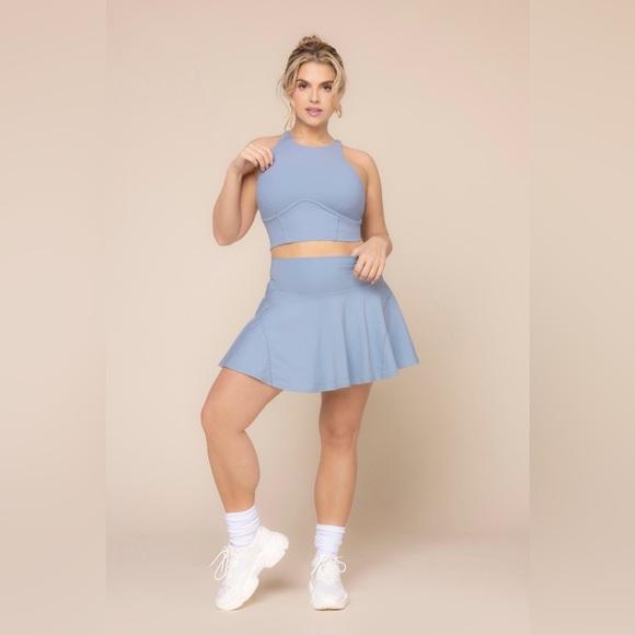 NWT. Popflex. Twirl Skort. Blue Storm. Size 1X. - Picture 1 of 12